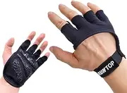 RUNTOP Workout Grip Gloves Crossfit WODS Fitness Gym Yoga Exercise Weight Lifting Powerlifting Bodybuilding Training Hand Palm Protect Men Women