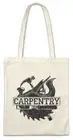 Carpentry Shopper Shopping Bag Joiner Carpentry Woodwork Hammer Cabinet Maker