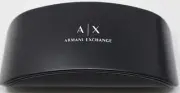 AX Armani Exchange Black Hard Sunglasses Clam Shell Eyeglasses Glasses Case New
