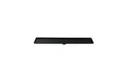 Radiant Tile Insert Linear Shower Grate - 100mm width - Matte Black - 600mm (74mm Outlet)