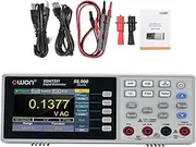 OWON XDM1241 Mini Battery Benchtop Digital Multimeter, 3.7in LCD Desktop Digital Multimeter True RMS Temperature Tester Meter