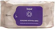 Kaya Refreshing Mattifying Wipes | Vitamin E & Chamomile Extracts | Face Wipes | Cleansing Wipes | For Acne Prone Skin | 30 Wipes