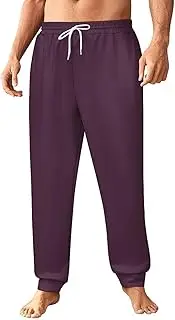 [Generic] Men's Sweatpants, Deep Muted Plum-168, Polyester Joggers, Sweatpants Jogging Pants for Workout Running