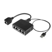 RJ45 Network Splitter Adapter, Ethernet Cable Splitter, 1 to 4 Internet Split...