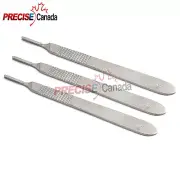 MEDICAL DENTAL VETERINARY SURGICAL SCALPEL HANDLE #3 SET OF 3