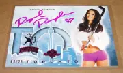 2014 Benchwarmer RAQUEL POMPLUN Hockey TORONTO Pink Auto/25 Playboy PMOY 2013