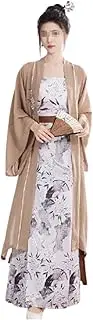 [IDZNFNFX] Song Dynasty Hanfu Women's Set Chinese Style Retro Daily Hanfu Horse Face Skirt,Large