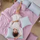 【戀家小舖】永恆系列-霧光紫 雙人加大床包兩用被套組含二件枕套