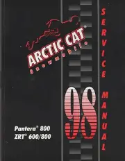 1998 ARCTIC CAT SNOWMOBILE ZR 440 P/N 2255-728 SERVICE MANUAL (095)