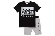 Friends Womens/Ladies Character Pyjama Set (Black/Grey) - UTNS6605