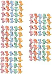 NUOBESTY 5sets Dinosaur Map Push Pins Office Decor for Women Cute Pins Bulletin Board Accessories 20pcs*5