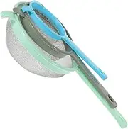 1 Set 3pcs Flour Sieve Machine Nets for Horses Reusable Plant Saucer Adjustable Household Sieve Cute Anti Fog Goggles Screen Colander Sieve Foam Dispenser Bottle Powder Sifter Pp