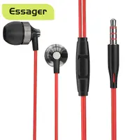 在飛比找蝦皮商城優惠-Essager有線耳機 適用於OPPO三星安卓蘋果 手機 耳