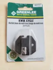 Greenlee 46117 Kwik Cycle Die Set AMP RJ45