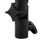 Black Double Hot Shoe Flash Umbrella Holder Light Stand Bracket For Photo Vi CMM