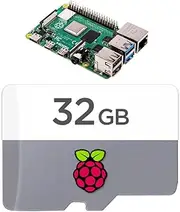32GB Raspberry Pi Preloaded (RASPBIAN) SD Card | 3B+ (Plus), 3A+, 3B, 2, Zero Compatible with All Pi Models