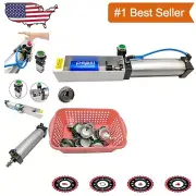 Eco-Friendly Pneumatic Can Crusher - High Efficiency with Safety Button Valve
