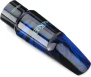 Barkley Pop Kustom Alto Saxophone Mouthpiece - 7, Blue/Black