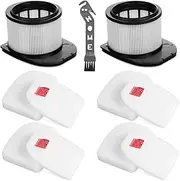 [Jollsung] IZ400UKT Filters for Shark Stratos Anti Hair Wrap Plus Pet Pro Cordless Stick Vacuum Cleaner IZ400UK IZ400UKT IZ400UKTBK IZ400UKTSB IZ420UK IZ420UKT