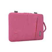 13-inch Waterproof Computer Bag Wear-resistant Shock-resistant Portable Female Notebook Take-out Bag-2#-Pink