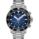 【TISSOT 天梭】水鬼 Seastar 1000 海洋之星300米潛水三眼計時錶-45mm(T1204171104101)