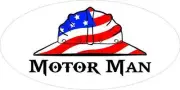 3 - Motor Man US Flag Hard Hat Hand Union Oilfield Toolbox Helmet Sticker H256