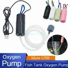 Aquarium Mini Air Pump Fish Tank USB Oxy gen Aerator Ultra Silent Saving Energy