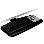 3M AKT90LE Adjustable Keyboard Tray, Black/Charcoal