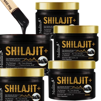 Pure Himalayan Shilajit Natural Shalajeet Resin Extremely Potent Fulvic Acid
