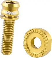 Frediuo Bike Front Derailleur Bolt with Gasket, Bicycle Front Derailleur Fastening Screws, Derailleur Fixing Screw for Mountain Bike