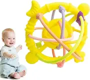 Sensory Balls for Baby | 360° Rotatable Teething Toys Baby Chew Toys Teether Ball | Baby Rattle Toys, Baby Teether for Baptism, Birthday, Holiday