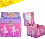 MUSICAL JEWELLERY BOX MUSIC BOX JEWEL BOX : PRINCESS SPINNING BALLERINA NEW