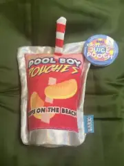 Bark Box Booze Hounds "Pool Boy Pouches" Sniffs On The Beach Large Dog Toy