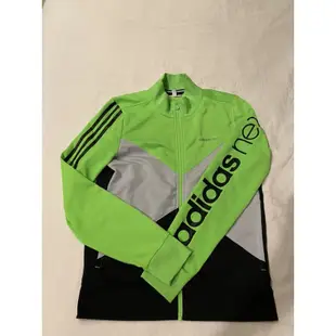 愛迪達Adidas 螢光綠外套