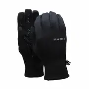 HEAD Women's Ultrafit Touchscreen Running Glove - ThermalGrid Technology - Black