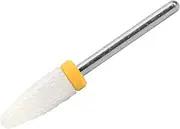 Electric Ceramic Nail Drill Bit Corn Head Grinding Accessory Lightweight Portable (Extra fine grained XF yellow box)