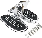 Motorcycle Footboards Passenger Floorboard and Mount Kit Fit for Harley Touring Road King Road Glide Street Glide Electra Glide CVO 1993-Up
