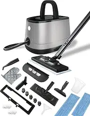 Xyloset Steam Cleaner, Home Steam Cleaner, Steam Mop with 20 Acc., Portable Multipurpose Powerful Steamer for Floors, Cars, Tiles, Carpets, Upholstery, Quick Heating 5M