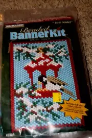 The Beadery Beaded Banner Kit Bird feeder