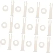 Abaodam 12Pcs Pool Vacuum Attachment Pins Durable Locking Pins for Skimmer Nets Leaf Rakes Lightweight Material Easy Connection for Pool Cleaning Tools