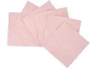 [Nazeauf] Silver Cleaning Cloths - 6pcs Premium Polishing Cloths - Silver Polishing Cloth - Silver Cleaning Cloth for Jewellery - Reusable Silver Cloth,Double Sided Silver Jewellery Cleaner Cloth（8 * 8cm