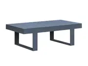 FurnitureOkay Manly Aluminium Outdoor Coffee Table - Charcoal