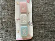 Sanrio MY MELODY 3 Pack TOOTHBRUSH CAPS New Hello Kitty Kuromi Keroppi Badsmaru