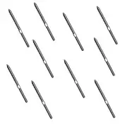 10 Pcs 316 Stainless Steel Lag Stud Swage For 1/8" Cable Railing