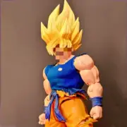 1/12 Vest & Pants Clothes Set Fit 6" SHF Miniature Anime Super Saiyan Figure Toy