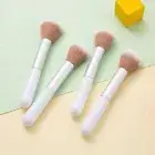 White Stem Highlight Brush Plastic Powder Brush Powder Blusher Brush