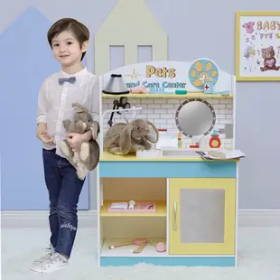 小醫生寵物醫護站木製玩具組(附配件)