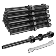 20 Pack Black Cable Railing Swage Threaded Stud Tension End Fitting Terminal ...