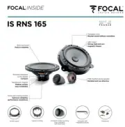 Focal ISRNS165 Inside 16.5 cm 2 Way Component Speaker for Renault