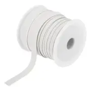3/8 Inch Double Fold Bias Tape Continuous Bulk Bias Tape Light White 25 Yards